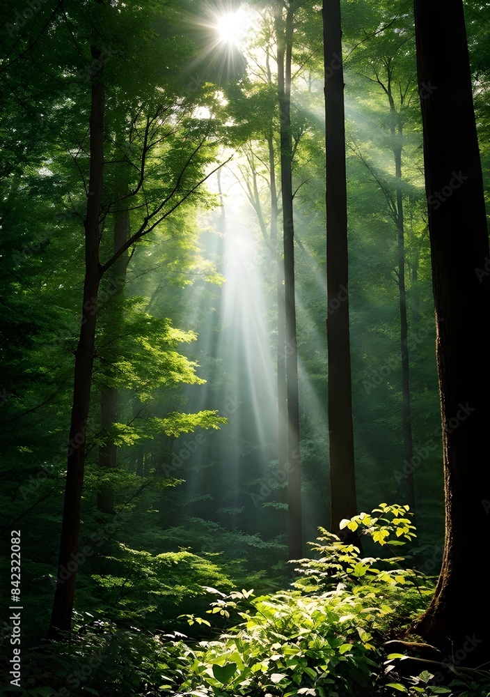 Fototapeta premium morning in the forest