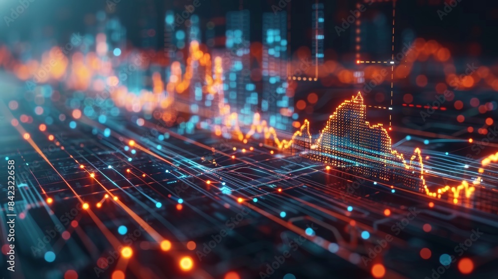 Obraz premium Evolution of Blockchain Technology