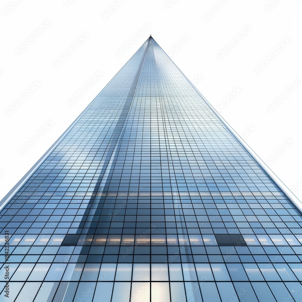 tall building with a very tall glass facade tall building with a very tall glass facade
