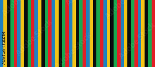 abstract geometric background, five olympic colors parallel lines. vector illustration . eps 10