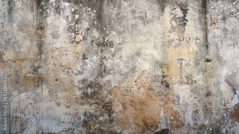 Naklejka premium Texture of a grungy wall in an urban setting