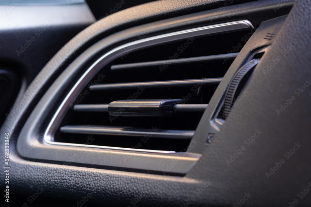 Picture of cool breeze from the air conditioner in the car Picture of cool breeze from the air conditioner in the car