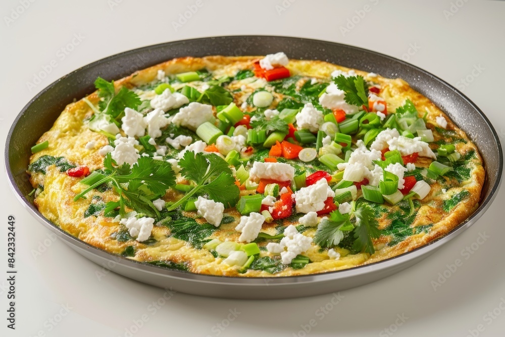 Mouthwatering Baked Omelette with Succulent Spinach Mouthwatering Baked Omelette with Succulent Spinach
