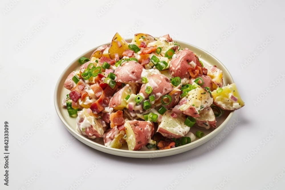 Tasty Baked Potato Salad with a Zesty Mustard Dressing Tasty Baked Potato Salad with a Zesty Mustard Dressing
