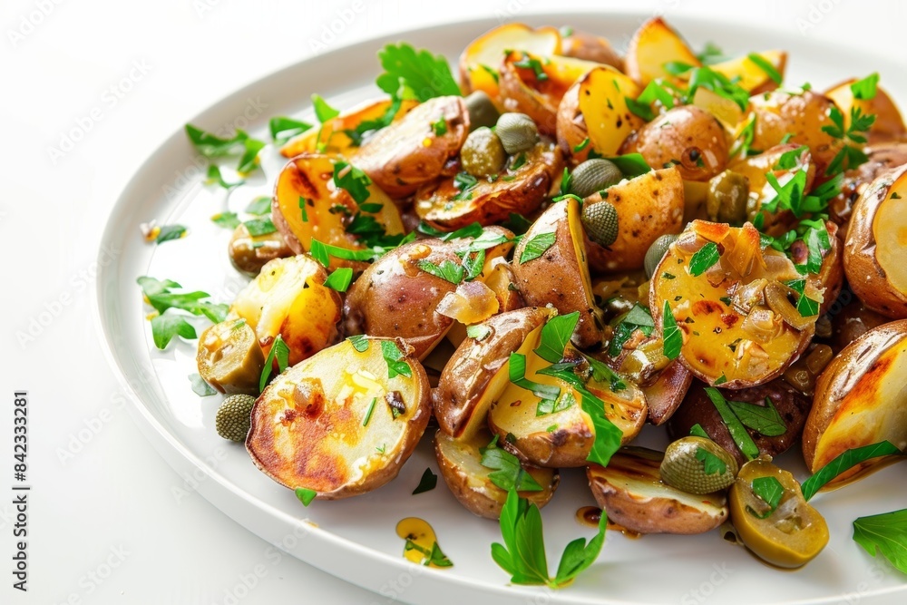 Wholesome Baked Potato Salad with a Tangy Mustard Dressing Wholesome Baked Potato Salad with a Tangy Mustard Dressing