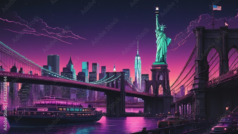 Fototapeta premium Newyork city skyline