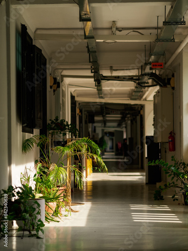Sticker Corridor of Singaporean Building