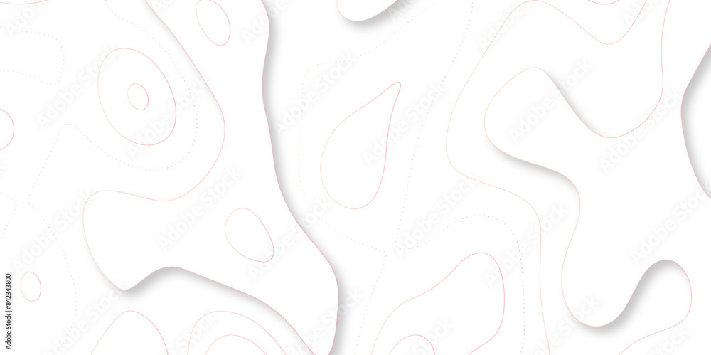 Abstract wavy line 3d paper cut white background with shadows. Abstract realistic papercut decoration textured with wavy layers. Topographic contour lines vector map seamless pattern vector.
Abstract wavy line 3d paper cut white background with shadows. Abstract realistic papercut decoration textured with wavy layers. Topographic contour lines vector map seamless pattern vector.