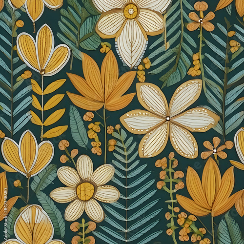 Fabric patterns and backgrounds that are 4 squares and 8 squares that are ready to be printed onto a beautiful canvas.