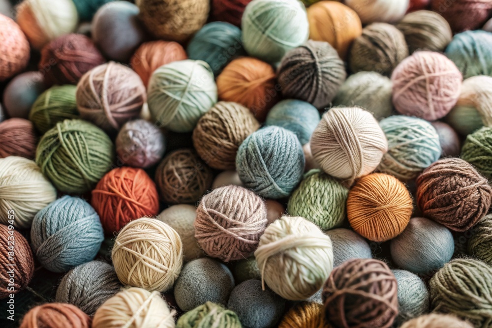 The background is made of balls of wool yarn . Needlework, textiles, knitting. Winter season, small business, handmade clothes. The background is made of balls of wool yarn . Needlework, textiles, knitting. Winter season, small business, handmade clothes.