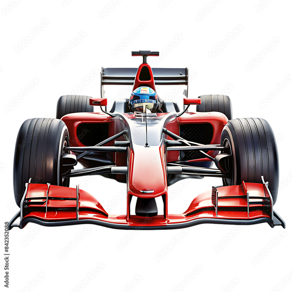 Fototapeta premium f1 race car racing transparent background