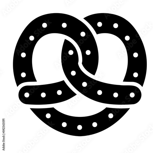 pretzel glyph icon