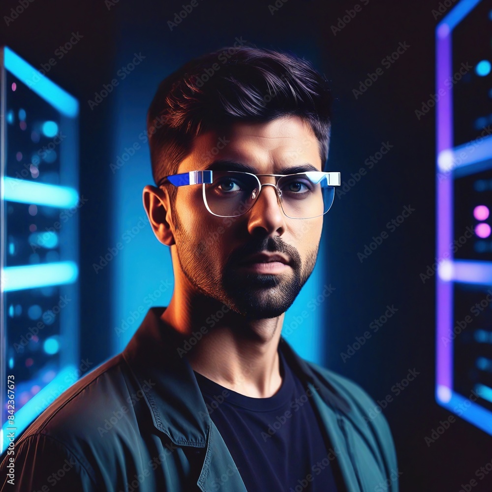 Scientific and technological concept image Scientific and technological concept image