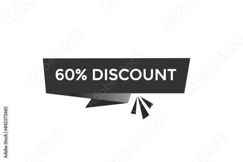 Bsale vector tag 60% discount template badges.  20, 10, 30, special, price, offer 90, 60, 80, with percent promotion illustration off shop now 60% discount banner design up to, discount,
