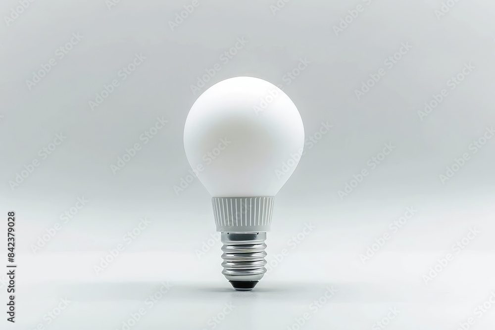 LED light bulb on a neutral background LED light bulb on a neutral background