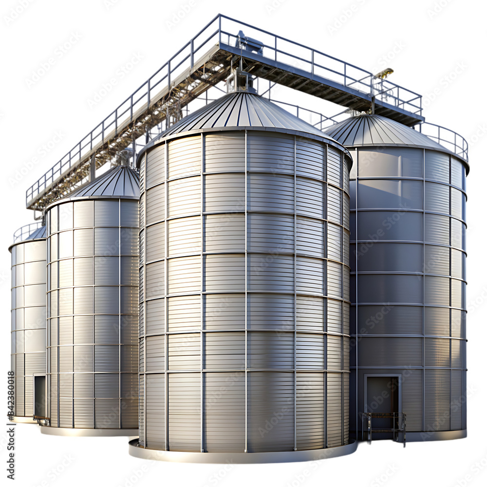 large storage tanks and silos used-for storing raw transparent background large storage tanks and silos used-for storing raw transparent background