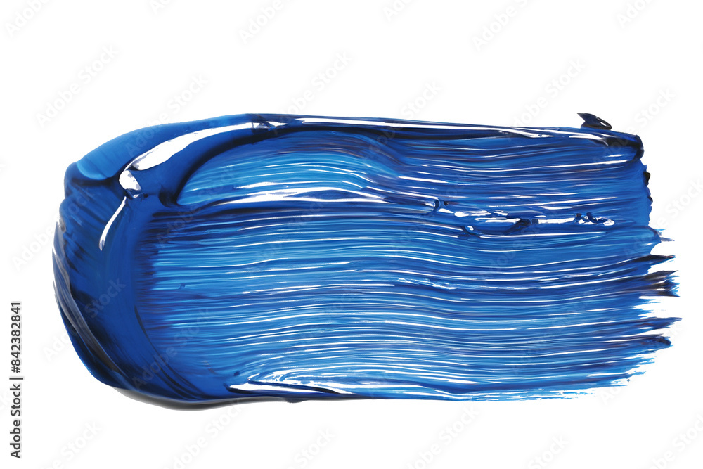 blue stroke of paint isolated on transparent background blue stroke of paint isolated on transparent background