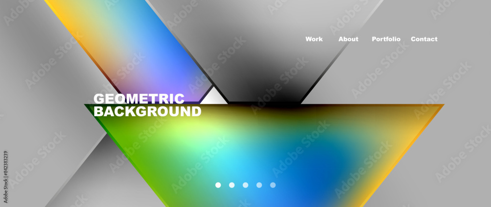 Gradient triangle geometric minimal wallpaper Gradient triangle geometric minimal wallpaper