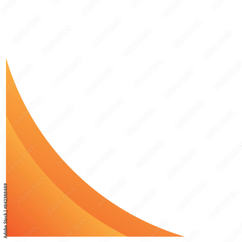 Gradient Orange Abstract Corner Gradient Orange Abstract Corner