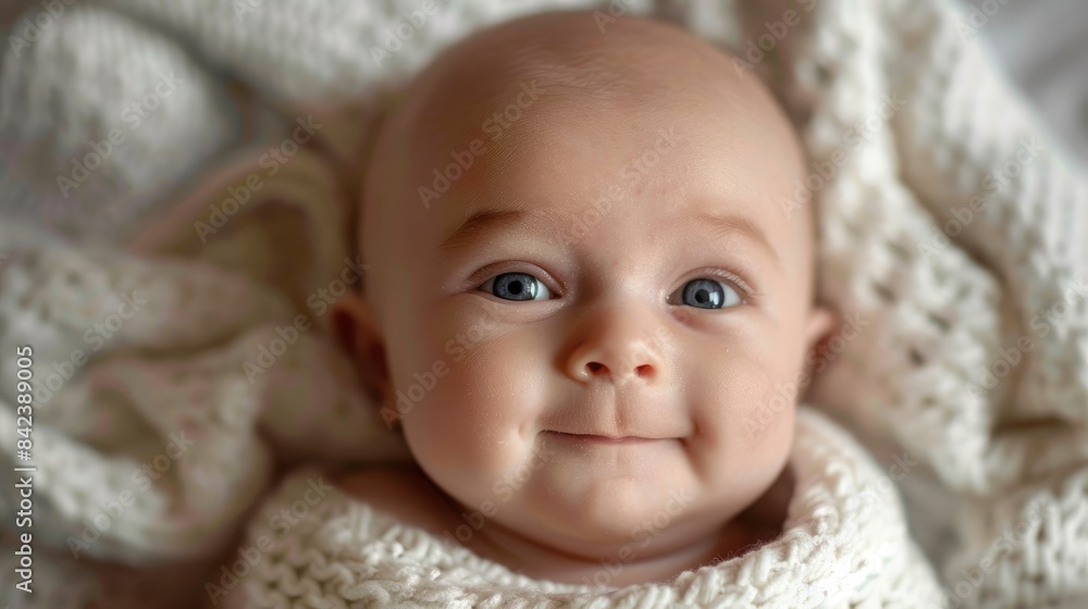 Baby s Chest and Funny Facial Expressions A Third Month Portrait Baby s Chest and Funny Facial Expressions A Third Month Portrait
