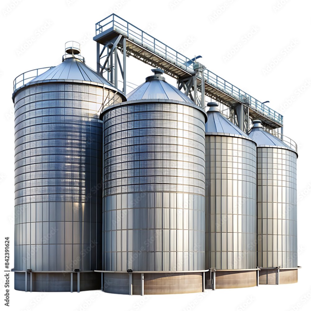 large storage tanks and silos used-for storing raw transparent background large storage tanks and silos used-for storing raw transparent background