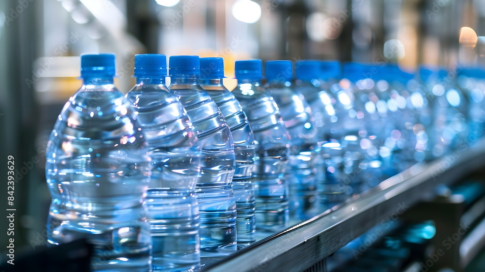 Bottled Water Production Line Industrial Automation Conveyor System Bottled Water Production Line Industrial Automation Conveyor System