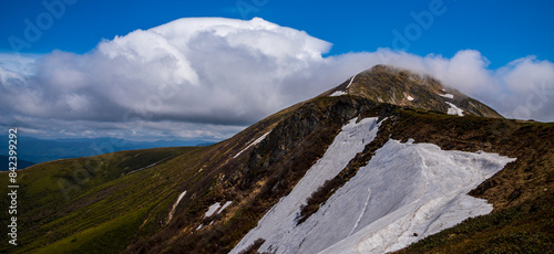 A view of the Hoverla in the Carpathians