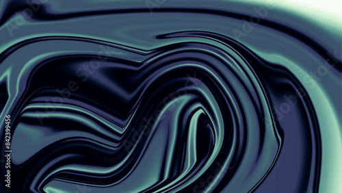 Abstract green background. Colorful green liquid. Abstract background of colorful liquid liner.