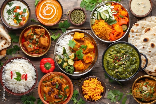 indian traditional food by generative ai