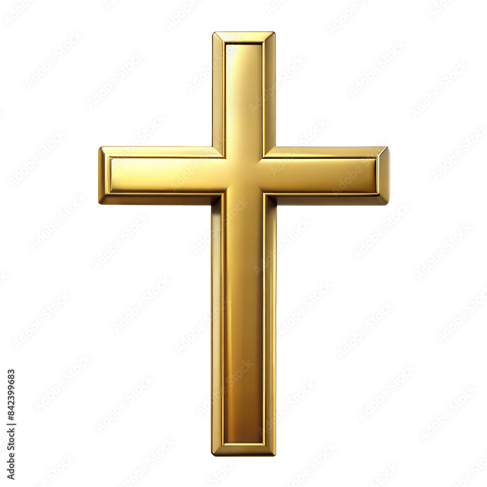 simple gold church cross white background simple gold church cross white background