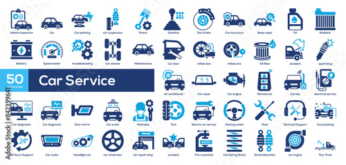 Car Service Icon Collection