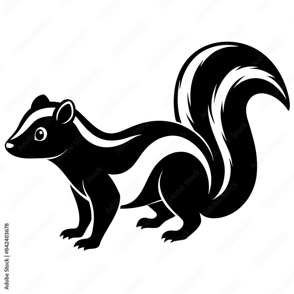 image of a skunk image of a skunk