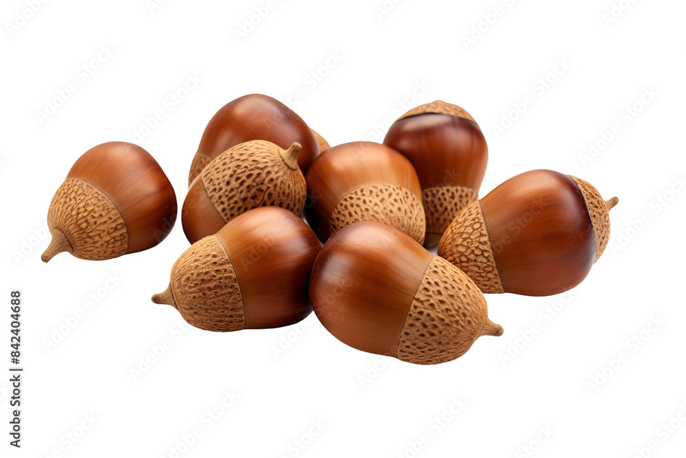 The Towering Acorn Menagerie on White or PNG Transparent Background. The Towering Acorn Menagerie on White or PNG Transparent Background.