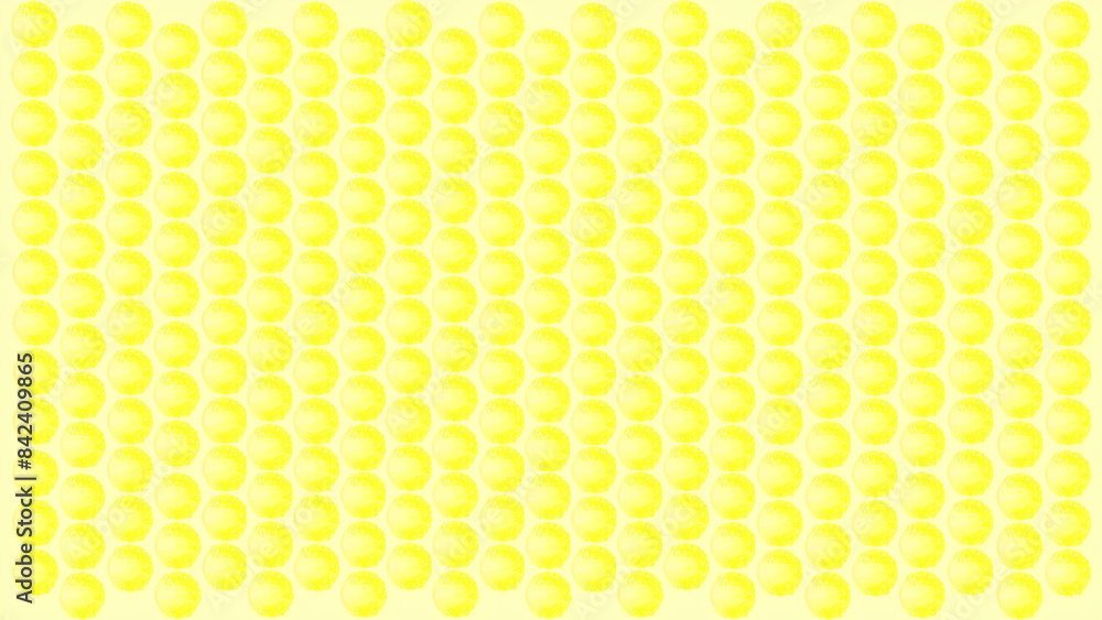 バブルのパターン模様(黄) バブルのパターン模様(黄)