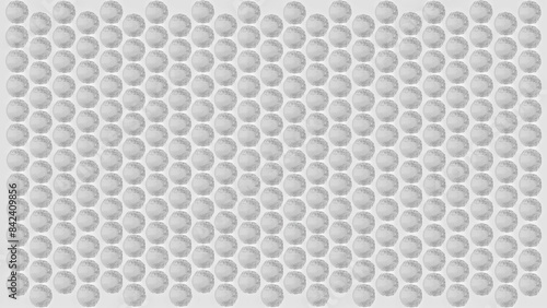 バブルのパターン模様(灰)