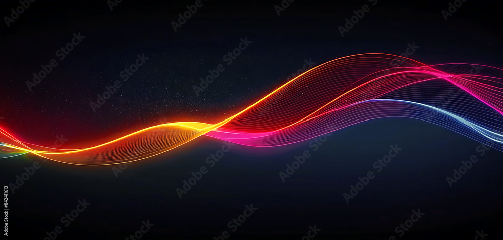 Obraz premium Abstract technology background. Ai Generative.