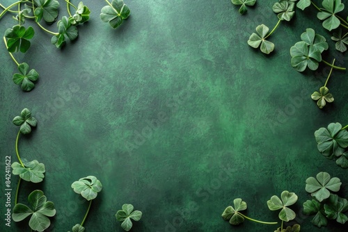 Wallpaper Mural A vibrant green background filled with a lush bunch of green leaves Torontodigital.ca