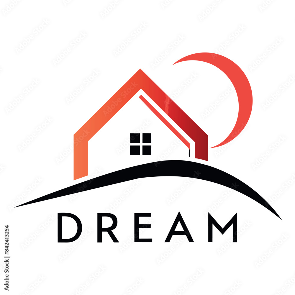 house logo concept, vector art illustration house logo concept, vector art illustration