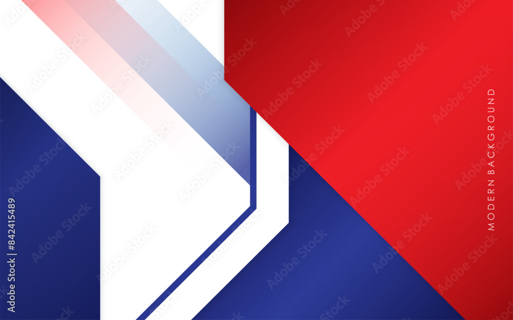 Modern abstract background blue and red with white colorful Modern abstract background blue and red with white colorful
