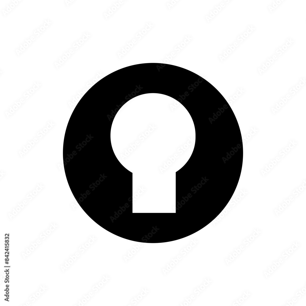 Keyhole vector icon. Lock illustration sign. Key symbol or logo. Keyhole vector icon. Lock illustration sign. Key symbol or logo.