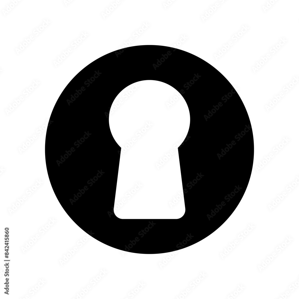 Keyhole vector icon. Lock illustration sign. Key symbol or logo. Keyhole vector icon. Lock illustration sign. Key symbol or logo.