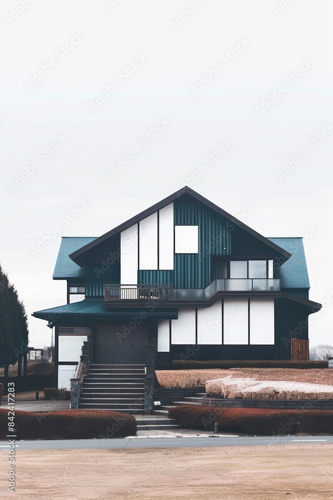 A blend of traditional Russian and modern Scandinavian architecture A blend of traditional Russian and modern Scandinavian architecture