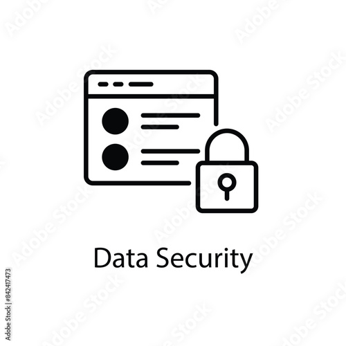 Data Security vector icon