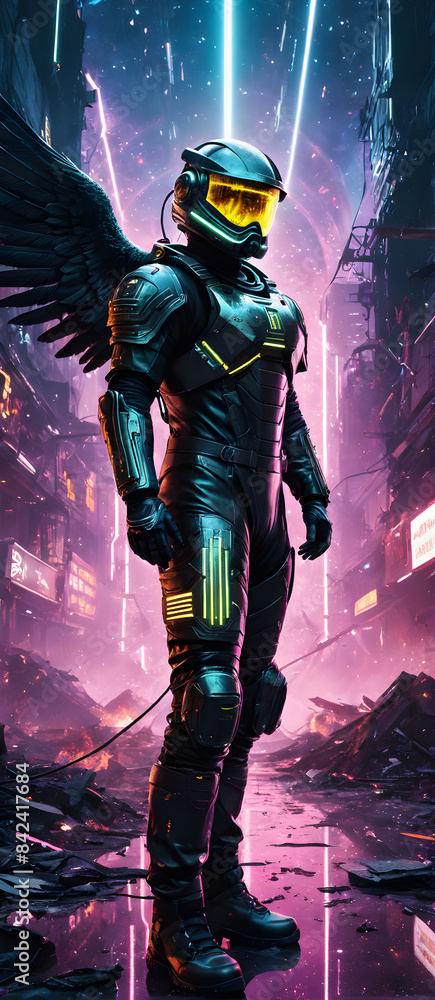 Fototapeta premium astronaut in space