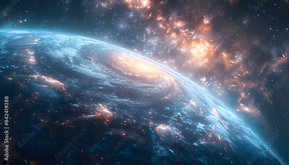 Obraz premium space background