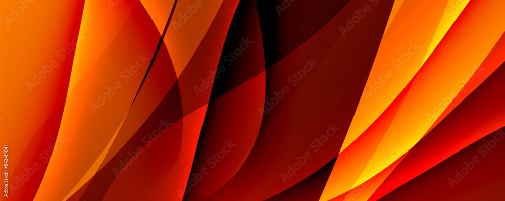 Obraz premium Trendy simple fluid color gradient abstract background with dynamic wave line effect. Vector Illustration For Wallpaper, Banner, Background, Card, Book Illustration, landing page