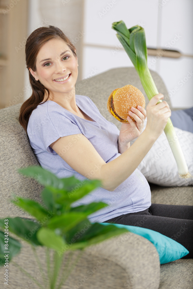 Obraz premium the good vegetables for pregnant