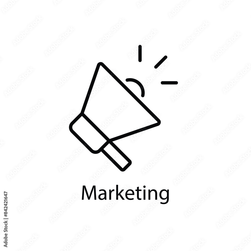 Marketing vector icon Marketing vector icon