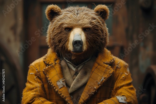 A stock market that is going down is called a bear market. It can create huge financial disasters for investors. Therefore, images of bears with worried or stressed expressions were used in red tones.