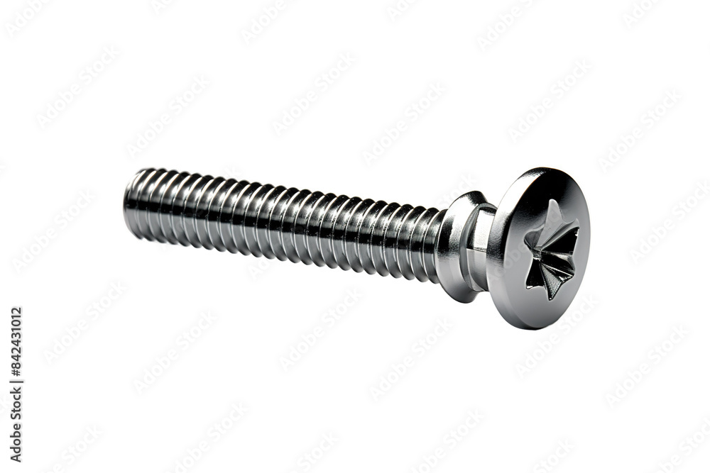 The Whimsical Dance of the Solitary Screw on White or PNG Transparent Background. The Whimsical Dance of the Solitary Screw on White or PNG Transparent Background.